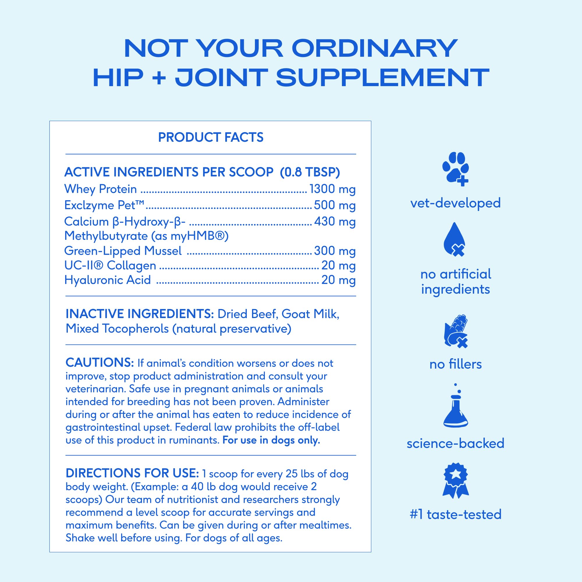 Native Pet Ageless Energy Bundle Pack:Advanced Care Hip & Joint Supplement for Dogs, The Daily 11-in-1 Multivitamin Powder - 60 Scoops & Omega 3 Fish Oil for Dogs & Cats - 16 Oz - Image 9