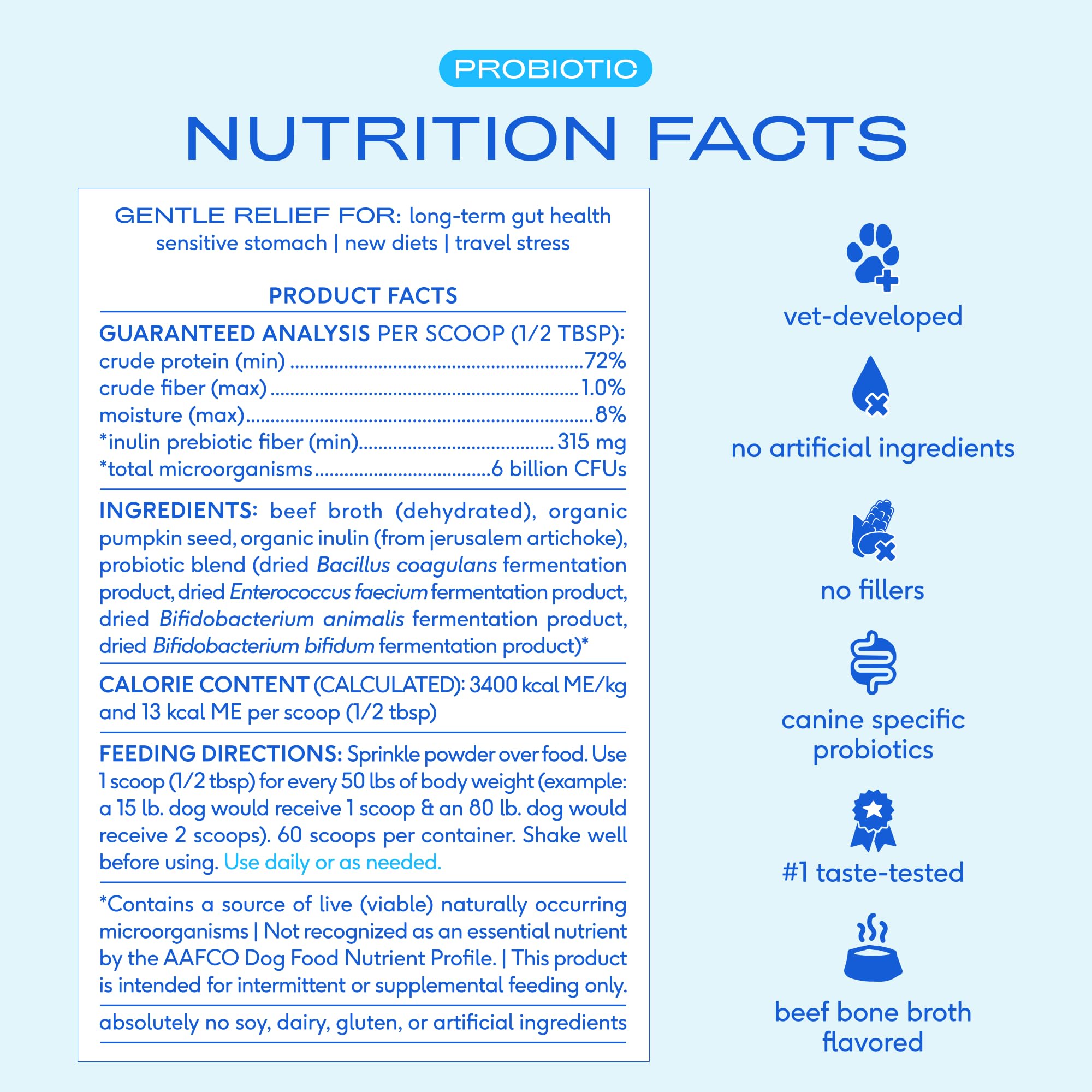 Native Pet Butt Stuff Bundle: Pumpkin Powder (30 Scoops), WonderGland Anal Gland Treatment (30 Scoops) & Probiotic Powder (30 Scoops) - Organic Fiber for Digestive & Gut Health Support - Image 9