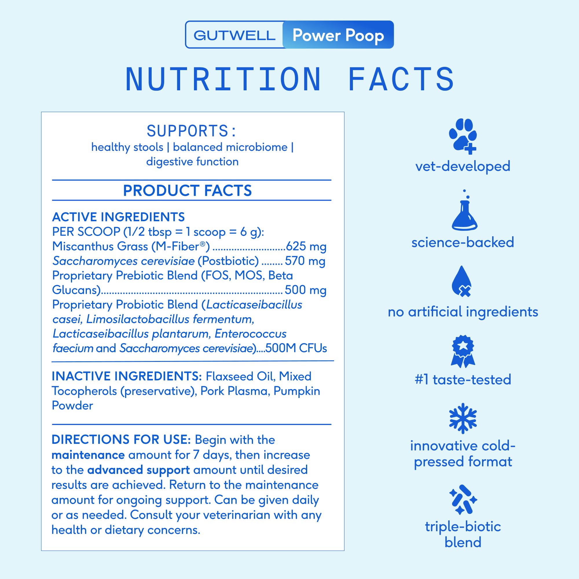 Native Pet Gut & Gnaw Bundle: 60 Scoops GutWell Power Poop - Digestive Enzymes & Fiber for Dogs & 5 Small Yak Cheese Himalayan Dog Chews - Long Lasting Dental Sticks - Image 8