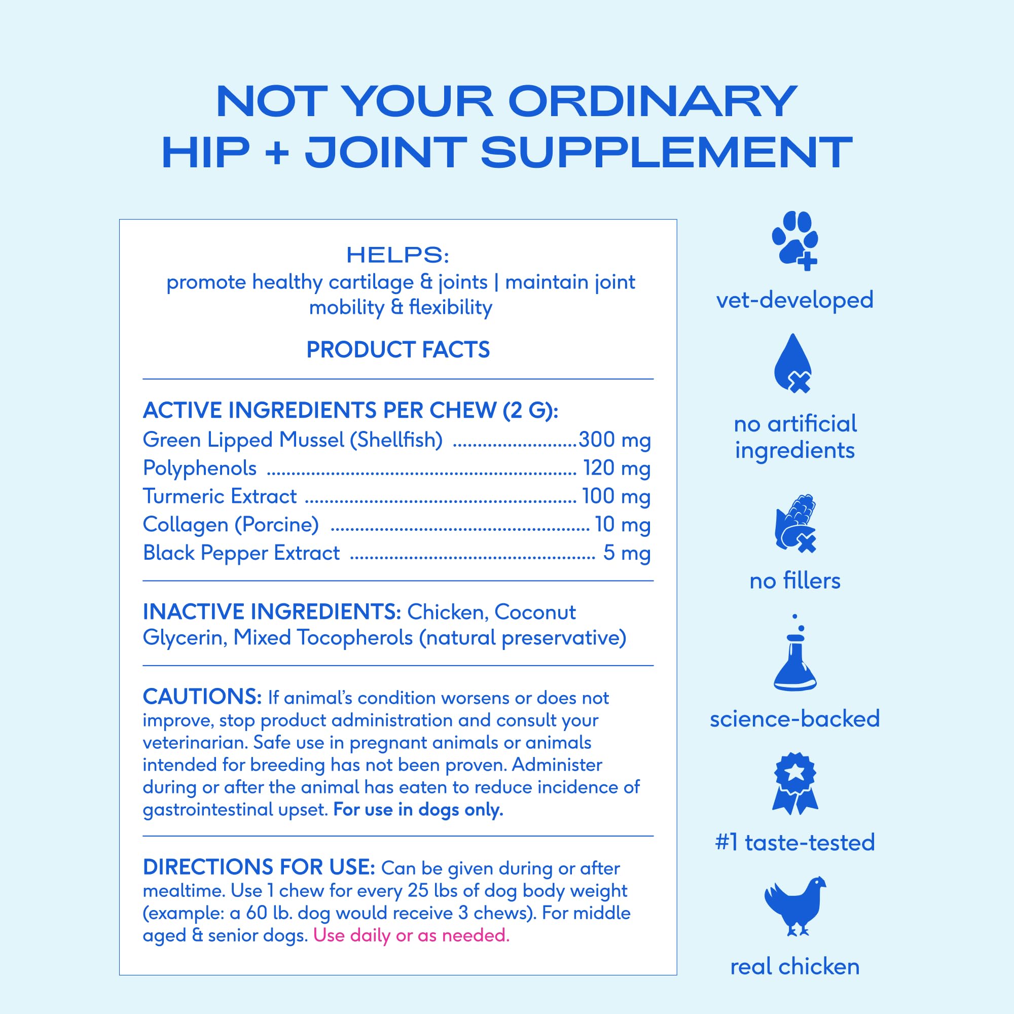 Native Pet Itch & Mobility Bundle: Joint Pain Relief Chews for Dogs (30 Air-Dried Chews) & Omega Oil for Dogs (8 Oz) - Anti-Inflammatory for Strong Joints & Fast-Absorbing Omega 3 6 9 Supplement - Image 8