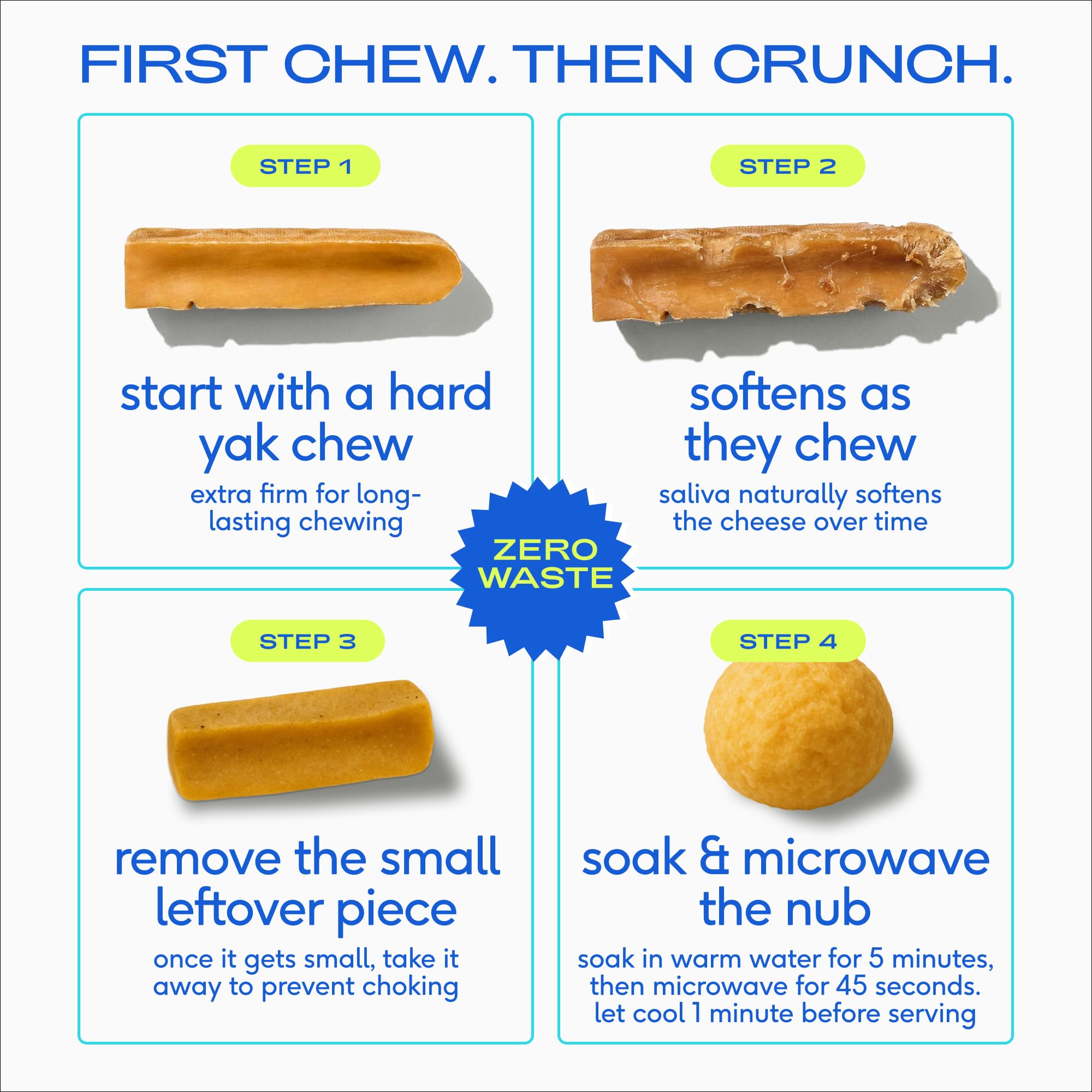 Native Pet Yak Chews for Dogs (3 Medium) & (3 Large) - All Natural Dental Chew for Dogs Made with Yak Cheese for Aggressive Chewers - Image 7